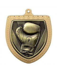 COBRA BOXING SHIELD MEDAL - GOLD
