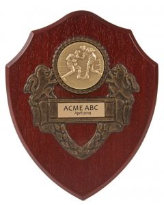 Boxing Award Shield 7" x 6"